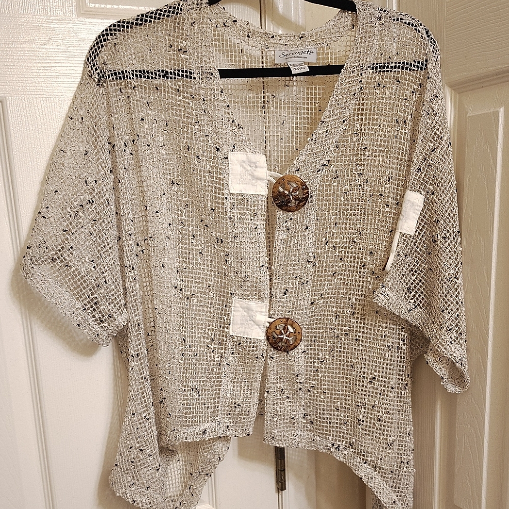 Serengeti Cream Knit Cardigan